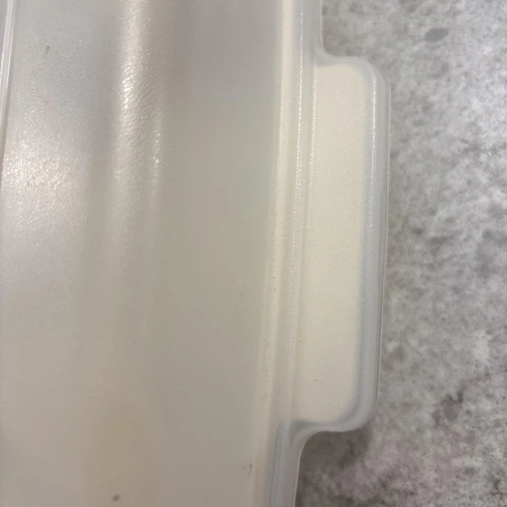 VTG Rubbermaid Servin Saver 0833 Divided Serving Vegetable Tray Almond
